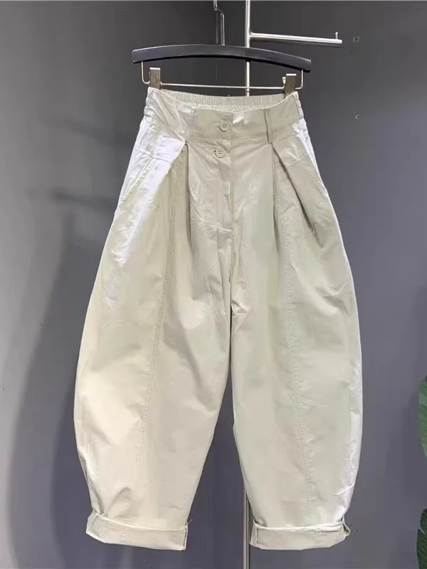 

Мужские и женские повседневные брюки больших размеров, свободного кроя, Harlan Sle, осенне-зимние, новинка, износостойкие, прямые брюки