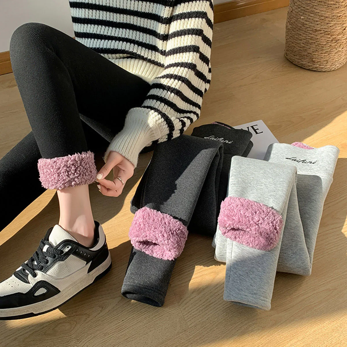 Winter Warm Leggings Women Sexy High Stretch Tight Leggings Casual High Waisted Thermal Pants Thick Leggings Sexy Girl Fitness