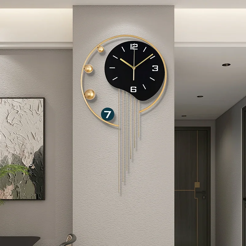 Unique Designer Wall Clock Artistic Modern Minimalist Silent Non Ticking Conversation Piece for Living Room Office Home Decor