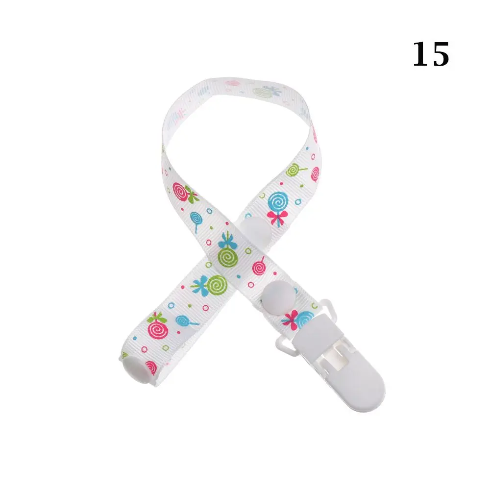 

1pc Feeding DIY Adjustable Length Infant Anti-drop Rope Chew Toy Pacifier Chain Baby Teething Soother Dummy Clips