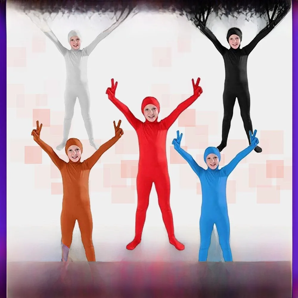 

Боди с обнаженным лицом, облегающий танцевальный костюм, все включено, наряд на Хэллоуин, новинка, однотонная женская сценическая одежда с 5-мя шлейфами