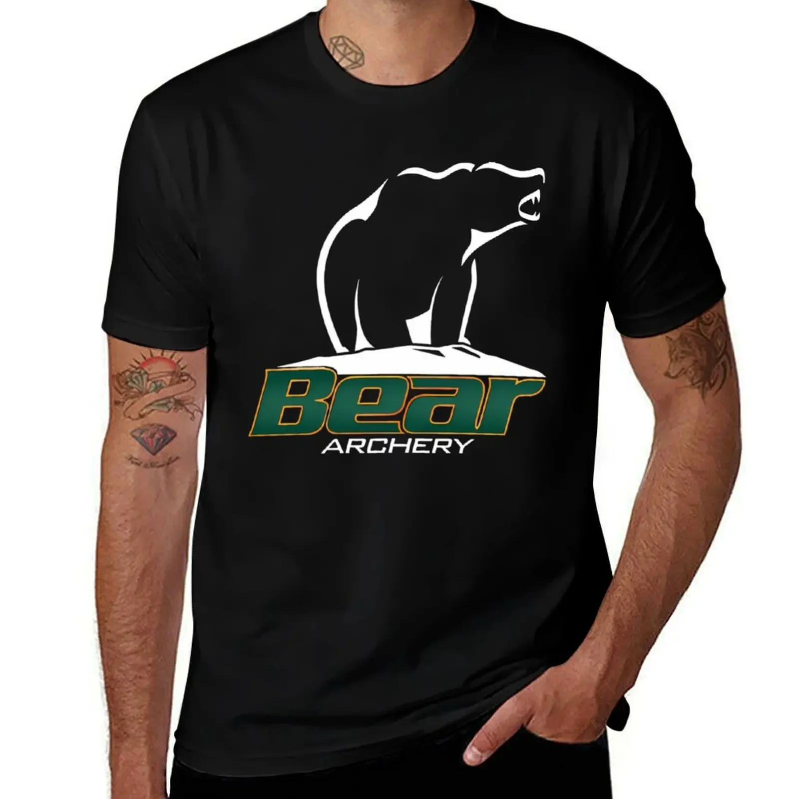 

Bear Archery Logo T-Shirt Funny t-shirt shirts graphic customs basketball graphic tees Short sleeve tee men