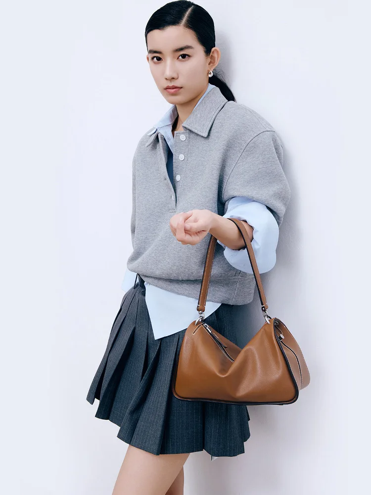 

2025 ZRUR DISSONA Toast Bag New Model Hobo Handbag Women's Crossbody oulder Bag Boston Bag Casual Simple Sle Leather Handbag