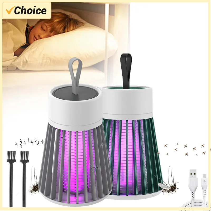 휴대용 USB LED 라이트 트랩, 전기 모기 살충 램프, 5W, 5V, 파리 벌레 살충, 가정 해충 방제