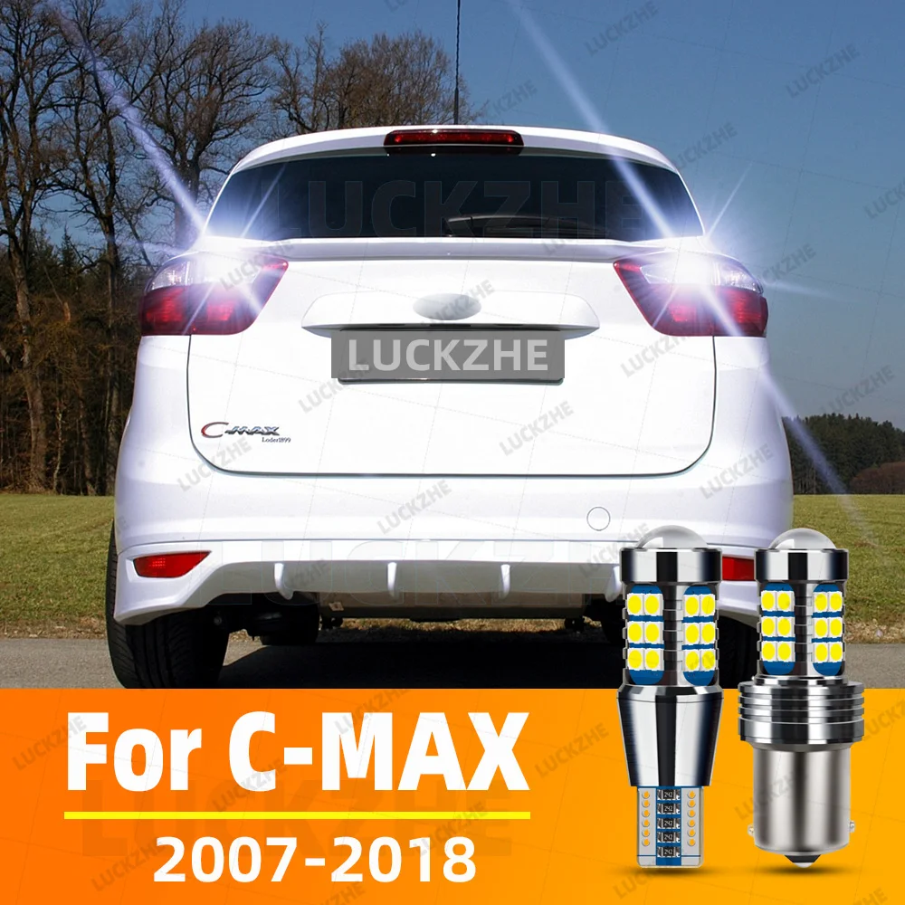 

2pcs LED Reverse Light For Ford C-Max C Max 1 2 Accessories 2007-2018 2011 2012 2013 2014 2015 2016 2017 Backup Back Up Lamp