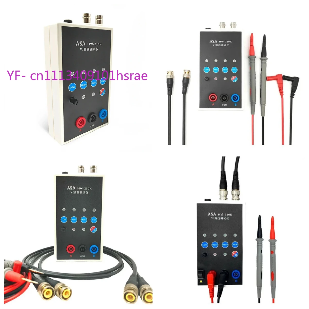 HW-210K Handheld Dual Channel VI Curve Tester ASA Tester Circuit Board Online Detection 4-Level Adjustable