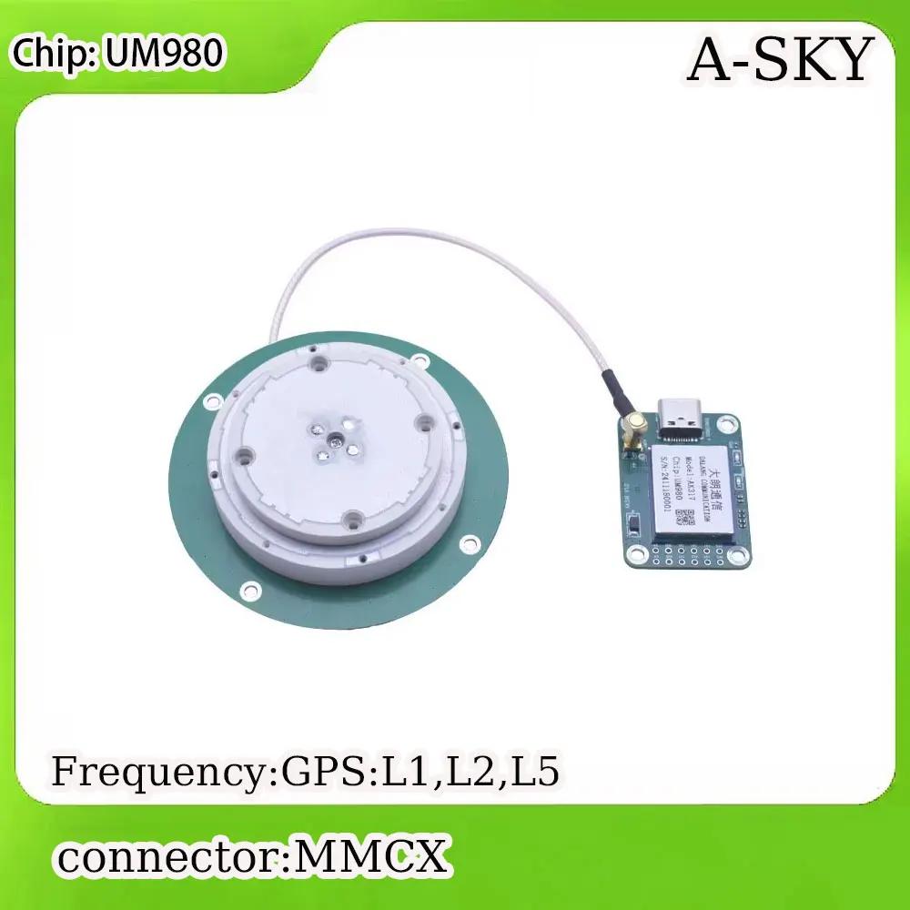 

GNSS Full-Frequency Centimeter-Level Low-Power High-Precision UM980 Module RTK Differential Direction Finding UAV GPS Module