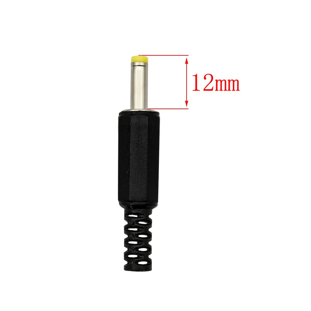 4,0mm X 1,7mm DC-Stromversorgungsstecker Gerader Lötanschluss DC 4,0*1,7mm *12mm Gelbe Stecker DIY Reparatur-Adapter – Detail 3