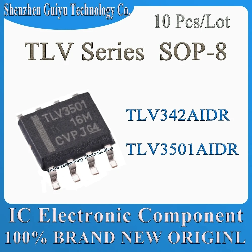 

10 Pcs/Lot TLV342AIDR TLV3501AIDR TLV342AI TLV3501AI TLV342A TLV3501A TLV342 TLV3501 TLV SOP-8 IC Chip
