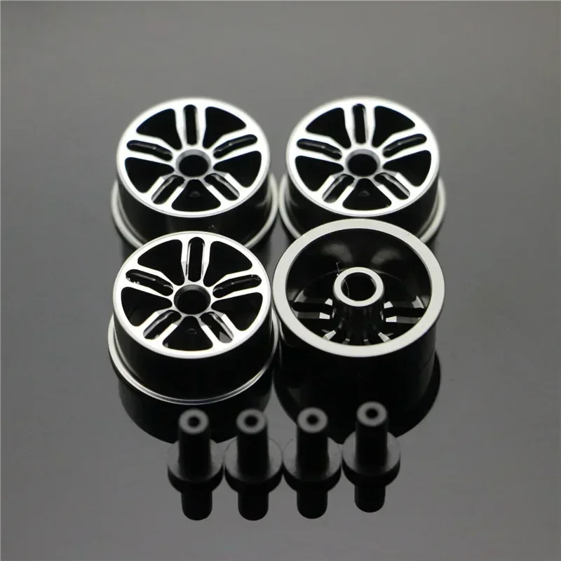 Roues légères de diamètre moyen 20,5 mm, pièces faites maison pour roue colorée Tamiya MINI 4WD avec disque en aluminium
