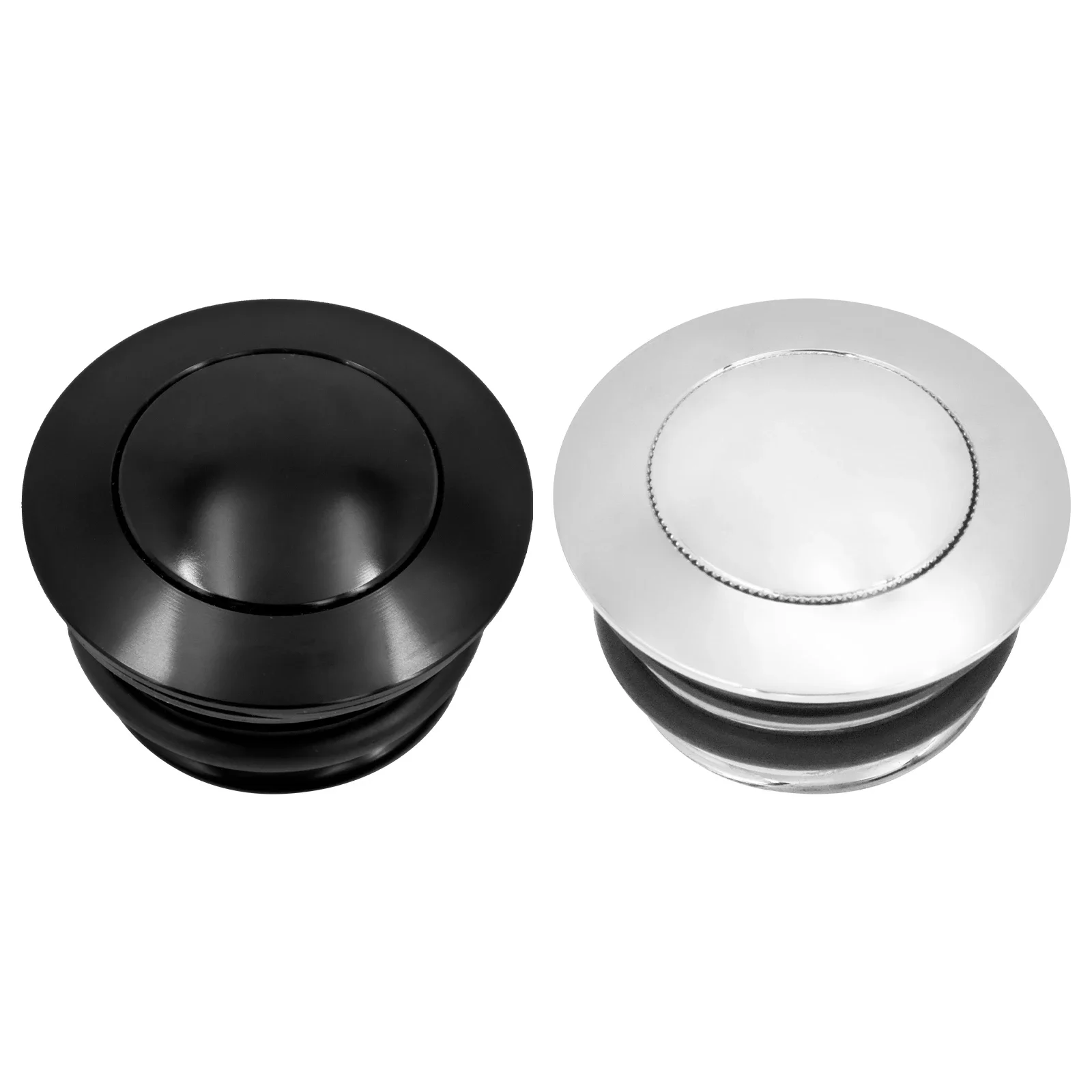 Motorcycle CNC Oil Fuel Tank Cap Black/Chrome Gas Cap For Harley Sportster 883 1200 Touring Street Road Glide Softail Dyna FLST