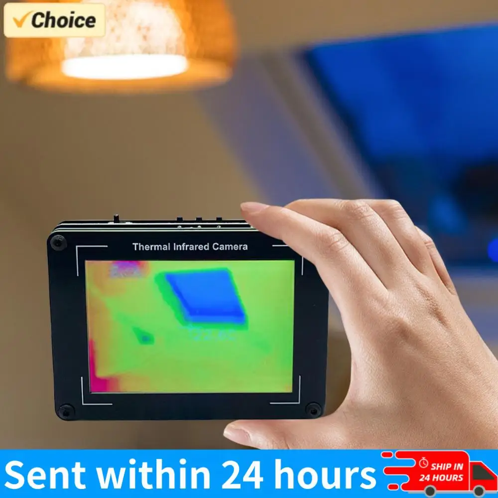 

3,5-дюймовая тепловизионная камера -40-450°C ℃ Тепловизионная камера с разрешением 32x24 пикселей, инфракрасный тепловизор для инспекций