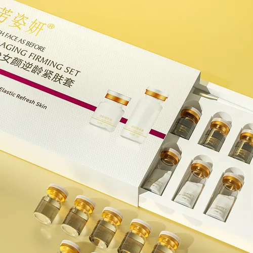 Imagen 2 del producto Mascarilla facial milagrosa coreana, Kit de esencia de ácido hialurónico péptido, reparación de estiramiento facial, reafirmante, brillo, líneas finas, cuidado de la piel