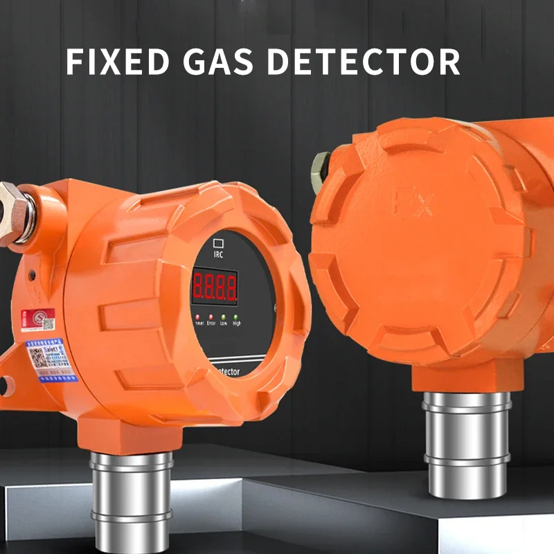 QD6330 Gas Monitor Industrial Sensitive Liquefied Petroleum Gas LEL CH4 Methane Fixed Combustible Gas Detector