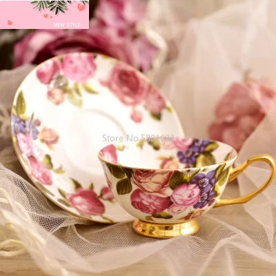 

Royal Classic Bone China Porcelain Tea Cup Sets English High Quality Teacup and Saucer Xicaras Miniature Cup and Saucer II50BYD