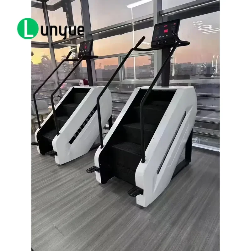 Electric Stair Climber 150kg Load Bearing Adjustable Non Foldable Commercial Household Aerobic Fitness Equipment for Home Gym