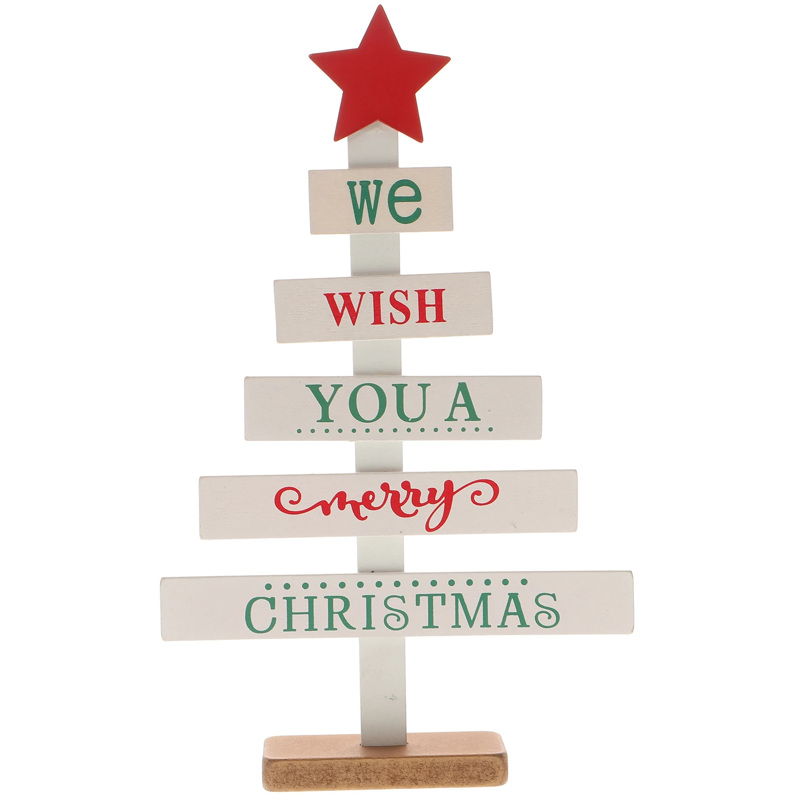 

Christmas Tree Decoration Random Color Decorations Living Room Small Christmass Wooden