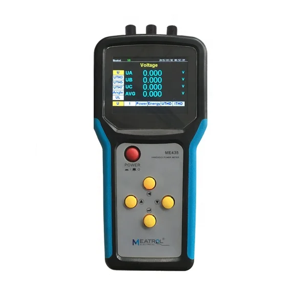 CE-Certified ME435 Handheld Three-Phase Energy Meter Analyzer Sensor Easy Installation Hardware & Accessory Product