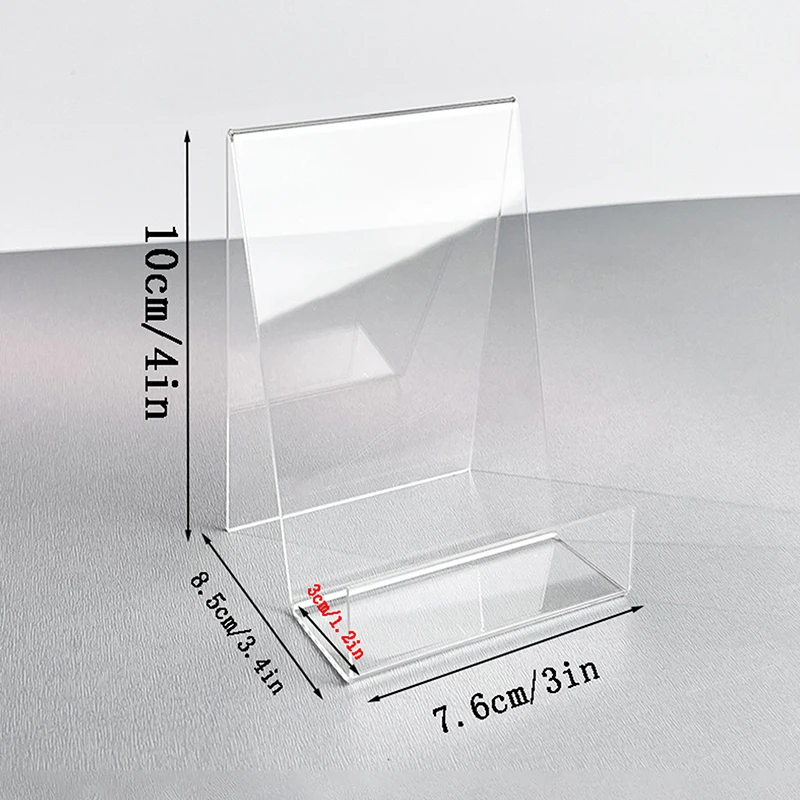 Book Display Acrylic Book Display Holder Comic Book Frame Clear Laptop Stand Magazine Display Stand Comic