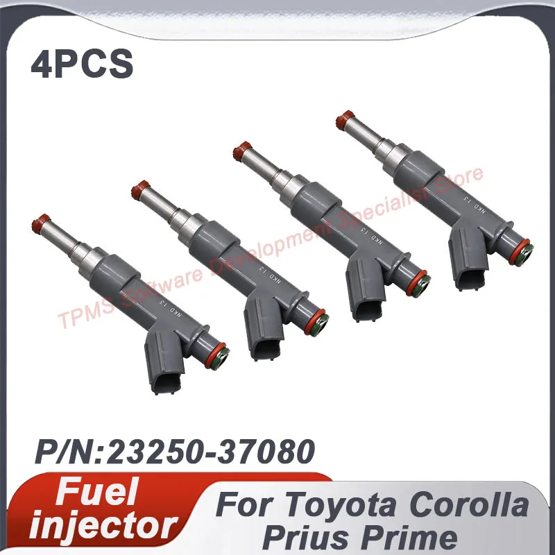 

4PCS 23250-37080 Fuel injector For Toyota Corolla Hybrid Prius Prime 1.8L
