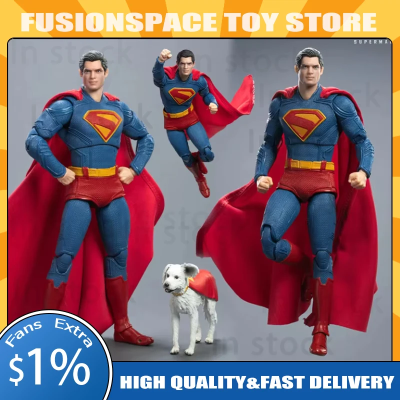

In Stock 1/9 Original Fondjoy David Corenswet Superman Action Figure New Superman Figurine Pvc Joint Movable Kid Collection Toys