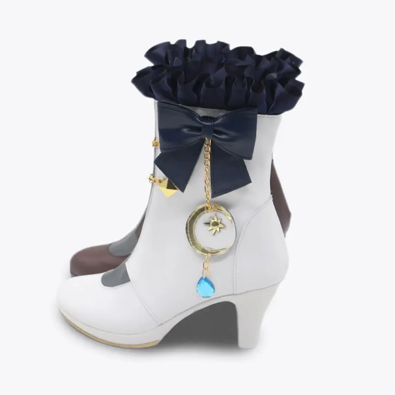 Uma-musume bonito derby zenno rob roy cosplay sapatos botas anime festa de halloween carnaval role play sapatos mulher homem personalizado