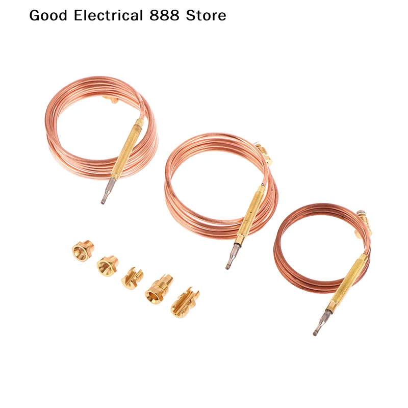 【G】1pcs Copper Probe M6/M8 60/90/150CM Thermocouple Replacement Set For Gas Furnaces Boilers Water Heaters