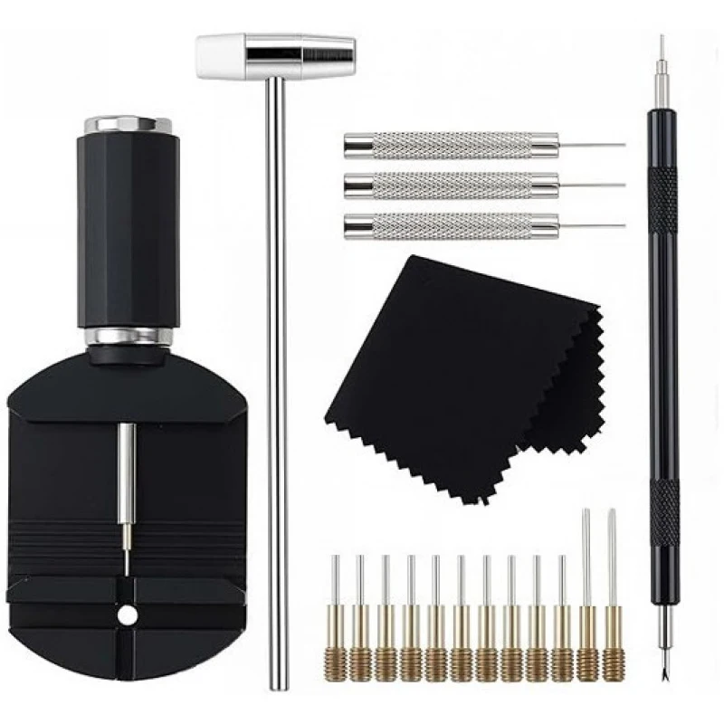 

New Watch Repair Tools Disassembly And Strap Replacement Tool Set Clock Repair Tools 19-Piece Set Adjusting Replacing Removing