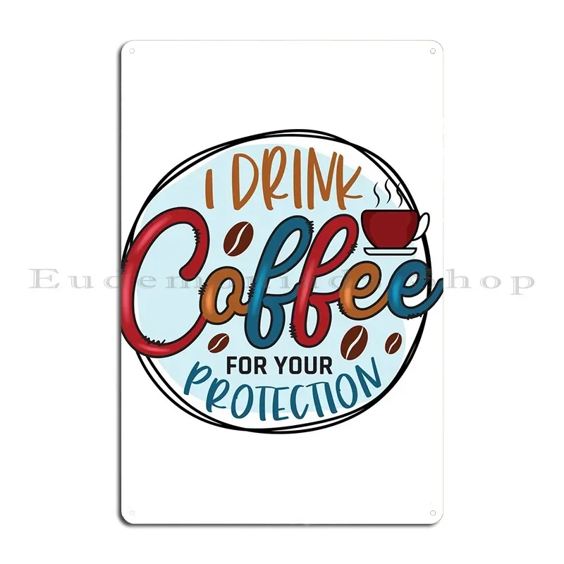 Life Beginns With Coffee Metal Signs Design Customized Vintage Kitchen Poster Tin Sign Poster