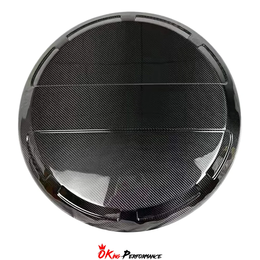 URB Style Dry Carbon Fiber Wheel Spare Tire Cover G Wagon W464 AMG G63