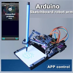 Sketchboard Robot Arm Drawbot Compatible with Arduino APP Drawing Machine High School Program Learning Kit DIY Maker