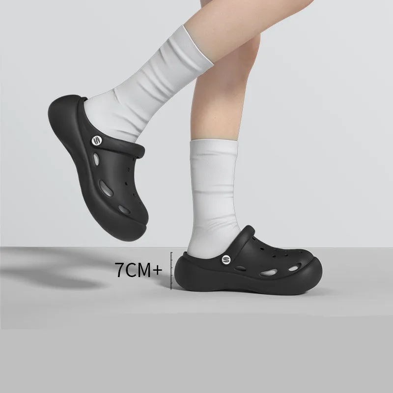 Hole Garden Shoes For Men Women Summer Thickened Soft Sole Household Slippers For Women Anti Slip Beach Sandal Water Shoes