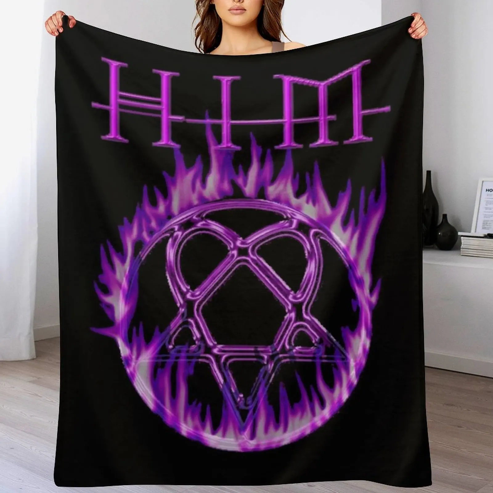 

Band Lover Gift Art Throw Blanket Spring Fall Cozy Throw Blanket for Couch