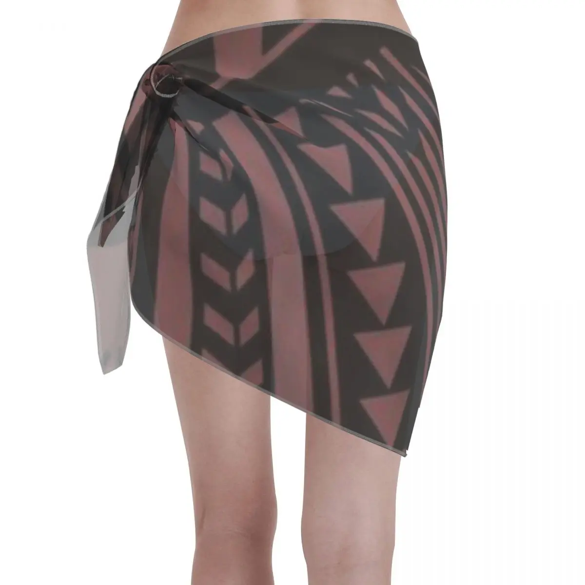 Promotion Wave Pattern Women's Beach Wrap SkirtSeaside Hiking Beach Coverall