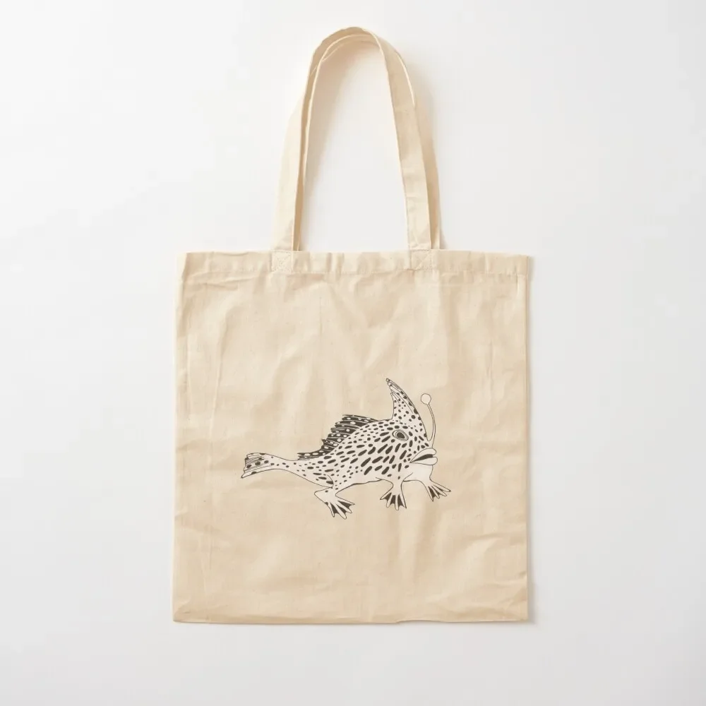 Spotted Handfish Tote Bag canvas tote bag Handbags Woman shopper bag