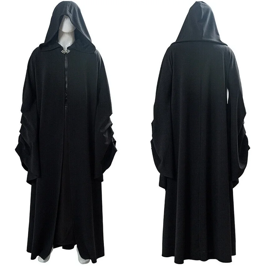 

Popular Movie Cosplay Dassociety Black Robe Costume Adult Male Custom Charm for Halloween