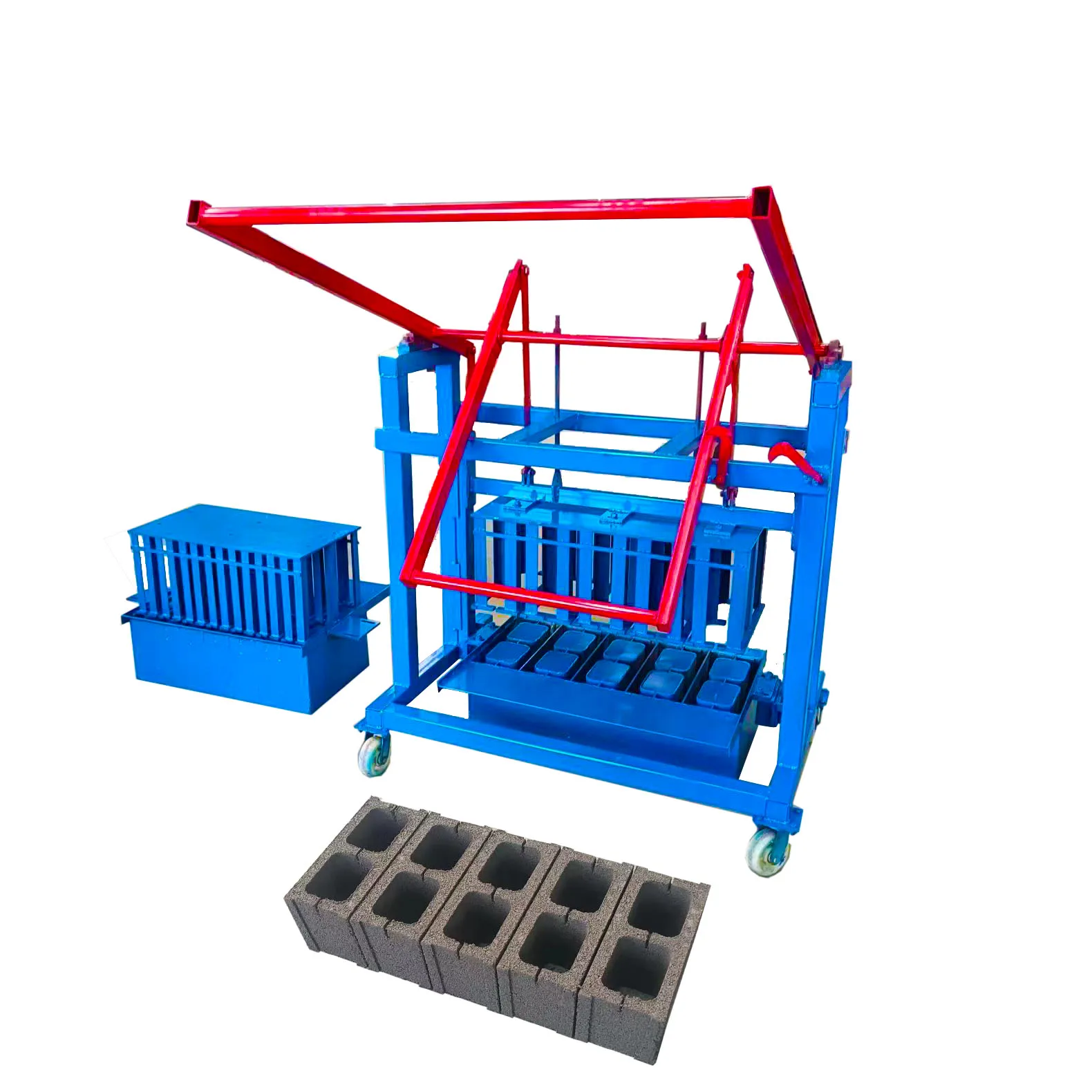 Manual Interlocking Brick Making Machine  for Construction for Cement Sand Concrete Raw Material New Condition