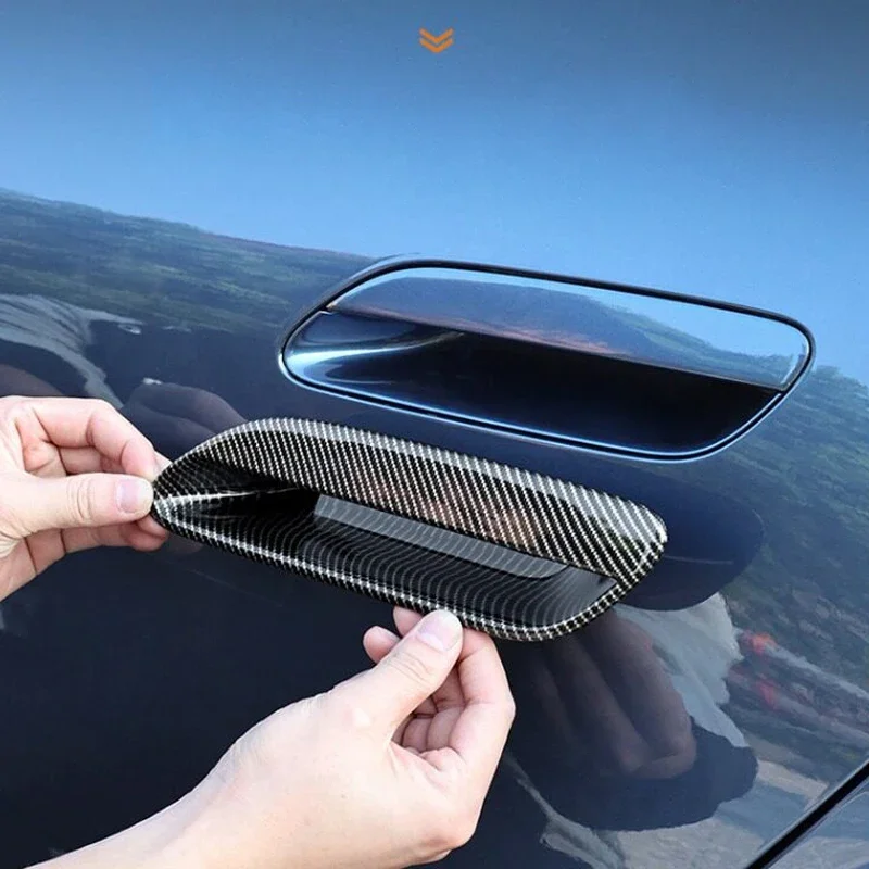 

For XIAOMI SU7 2024-Present 4pcs Car ABS Door Handle Cover Anti Scratch Waterproof Durable Auto Exterior Decoration Accessory