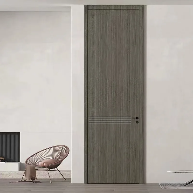 

Indoor very narrow frame room modern simple moisture-proof waterproof door
