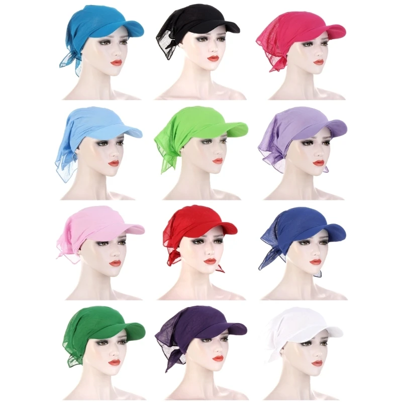 

Adults Headscarf Baseball Hat Women Headwear FOR Summer Sport Kerchiefs DXAA