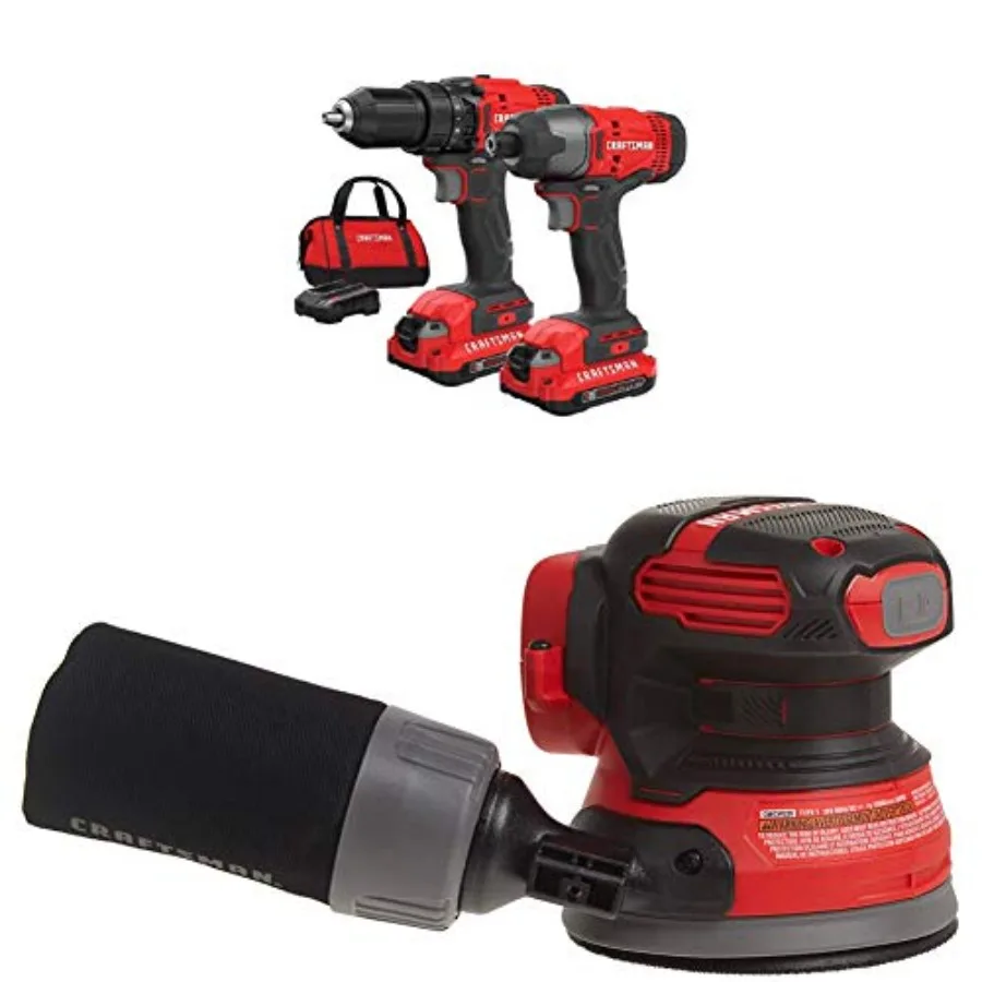 

Беспроводной набор инструментов: дрель и эксцентриковая шлифовальная машина CMCK200C2 и CMCW220B