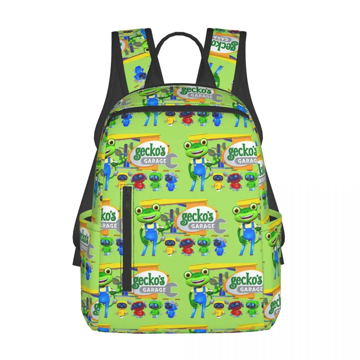 

Детский рюкзак Geckos Garage, вместительный рюкзак для книг, школьная сумка, сумки на плечо для мужчин и женщин