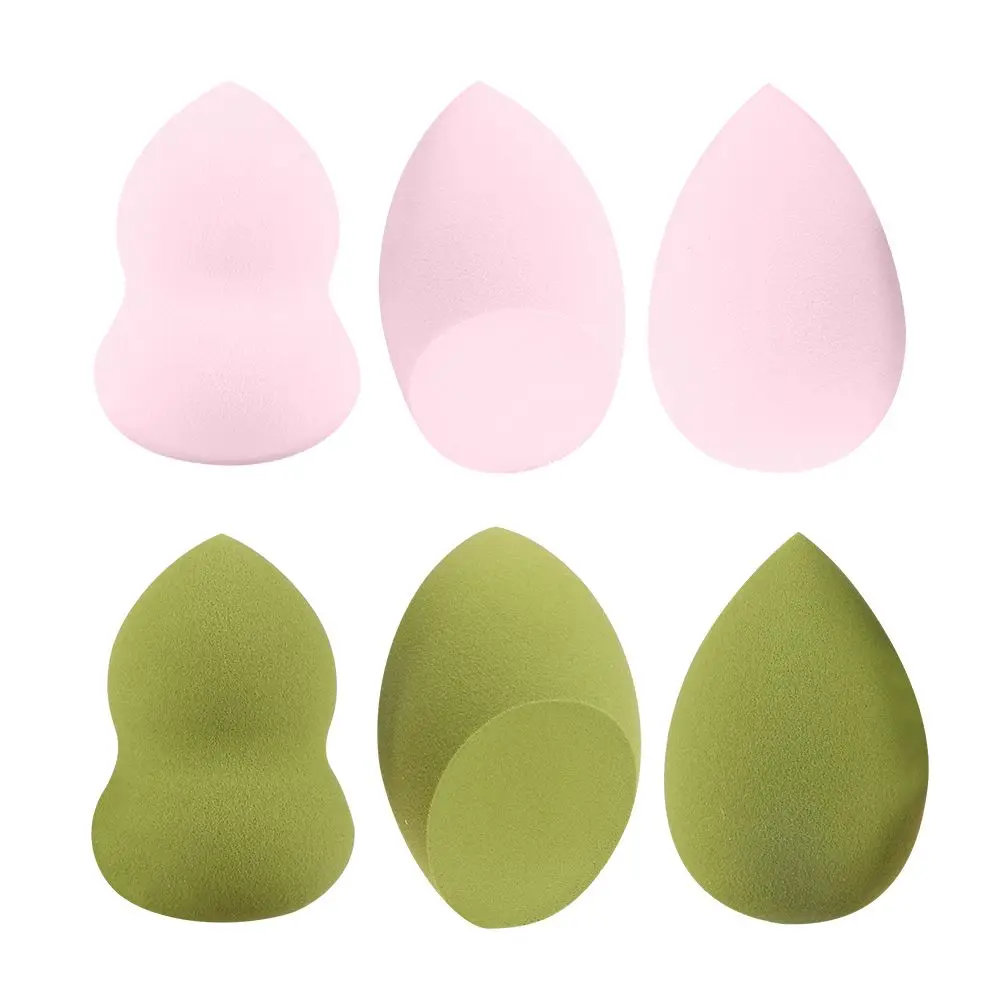 3Pcs Beauty Waterdrop Multi-color Blender Puff Sponge Puff Foundation Powder Blending Sponges