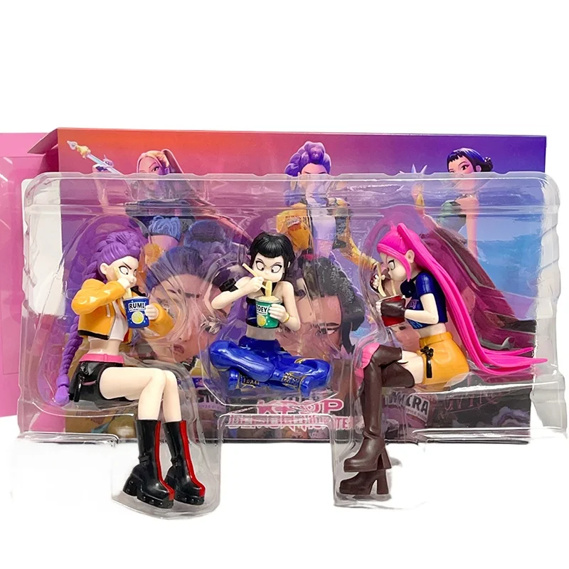 أنيمي Kpop شيطان ضغط الشعرية الشكل مكتب الديكور لعبة مجسمة للاعبين جامعي الرسوم المتحركة #6