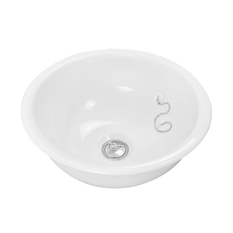 

RV round washbasin toilet washbasin embedded installation acrylic ABS blister parts