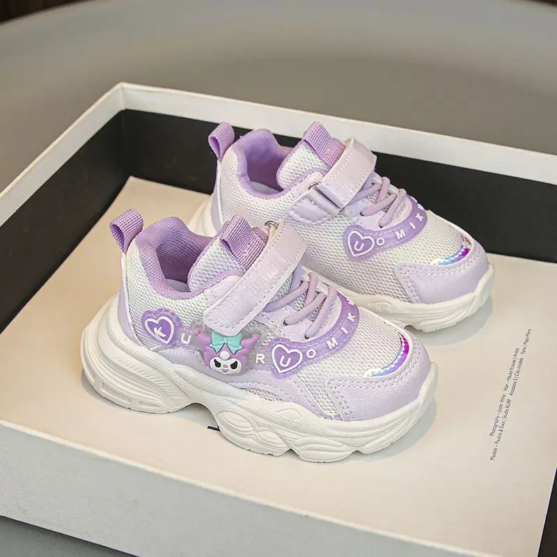 أحذية رياضية كاواي سانريو اللطيفة للأطفال للطلاب، أحذية ركض مضادة للانزلاق لتسلق الجبال، هدية عيد الميلاد كورومي للفتيات