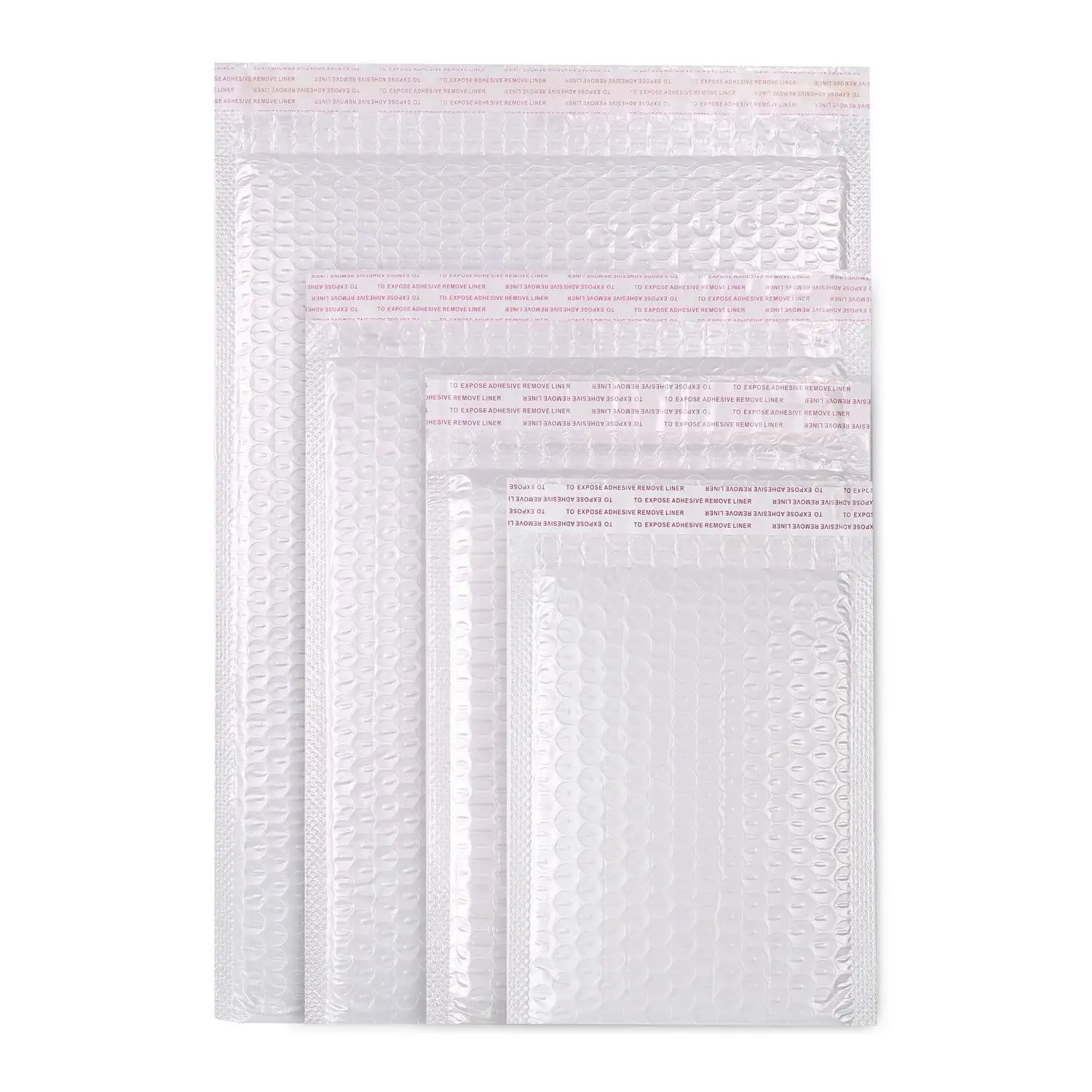 White Pearlescent Film Bubble Bags Self-sealing Foam Padded Envelope Storager Shipping Packages Mailing Bag Packaging Parcel Bag