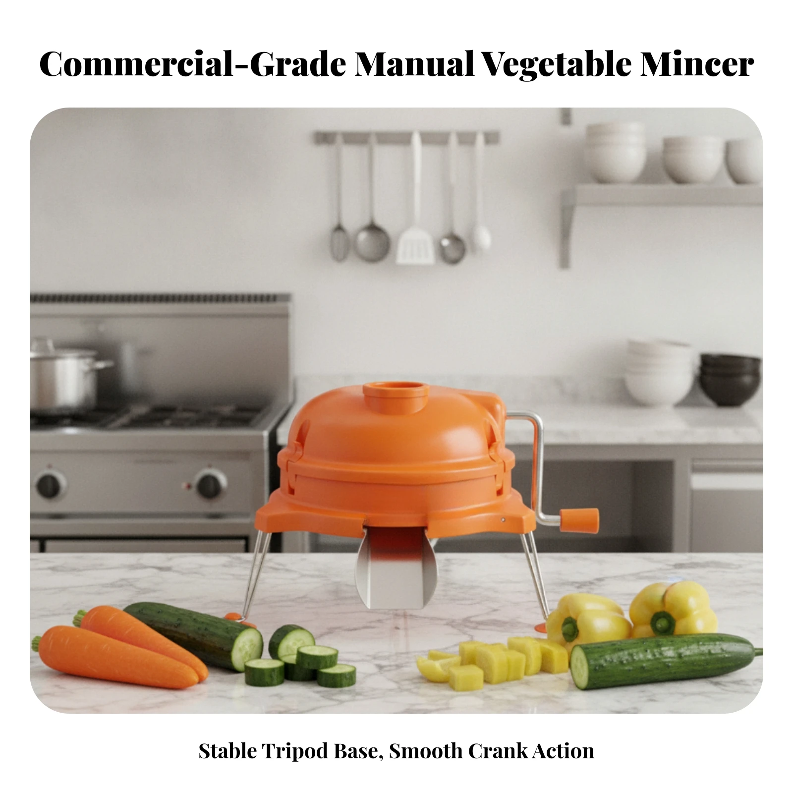 Vegetable Dicing Machine with Hand Crank Sharp Manual Vegetable Dicer Manual Dicing Machine Corrosion-Resistant for Chefs