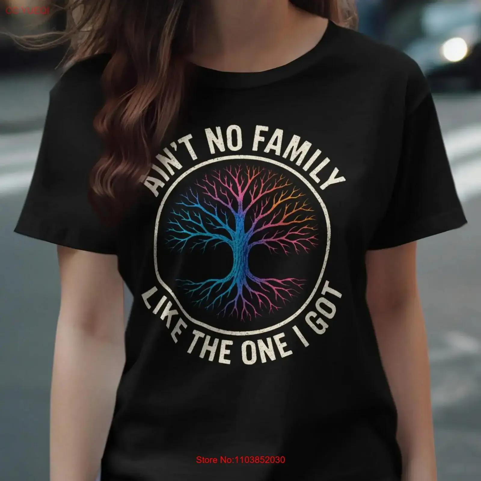 T-shirt Arbre de Vie Arc-en-ciel, vintage, effet délavé, respirant, légèrement ample, pour homme, polyvalent, doux, idéal pour le quotidien
