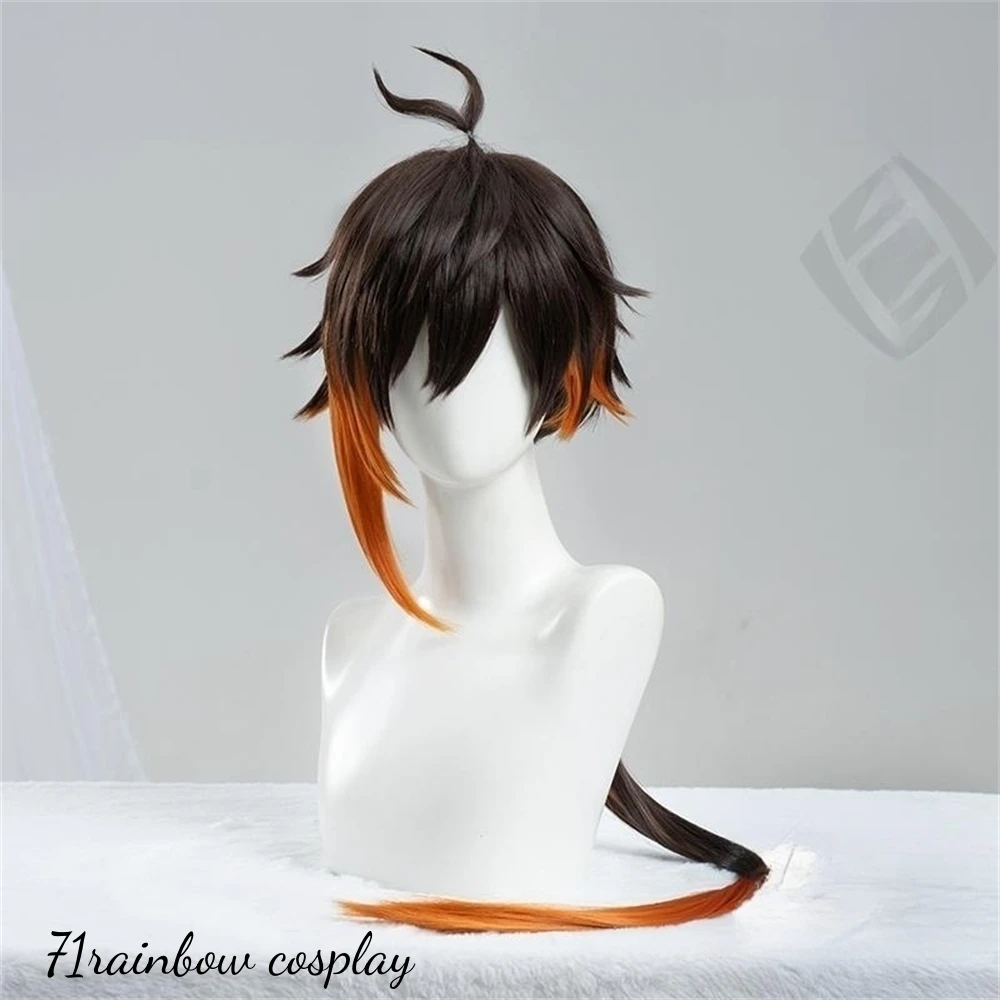 

Morax Zhongli Cosplay Wig Game Genshin Impact Cosplay Hair Genshin Impact Zhongli Cosplay Wigs